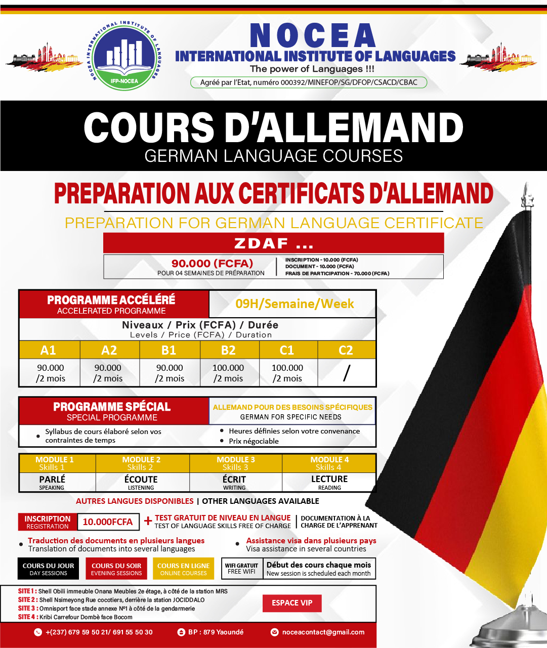 Cours d'Allemand