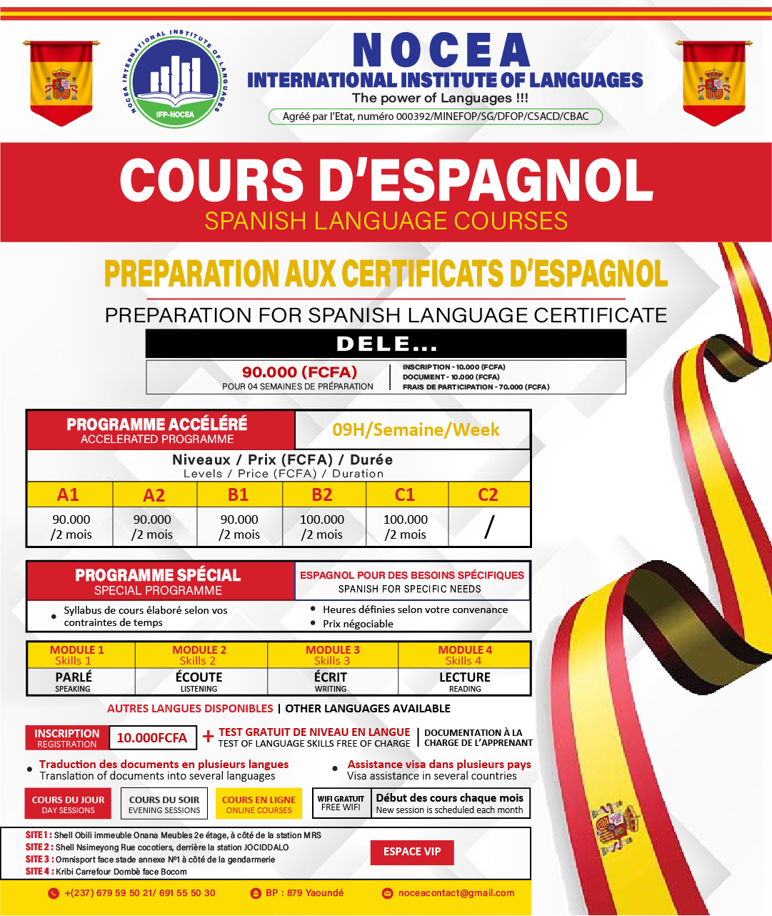 Cours d'Espagnol
